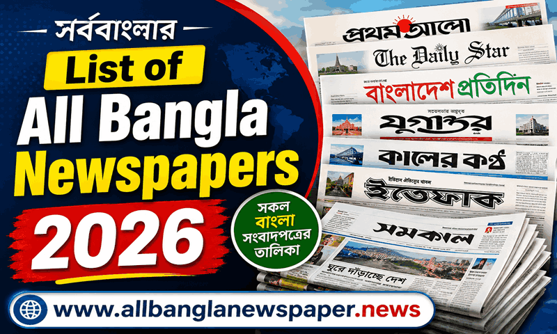 List of All Bangla Newspapers 2026